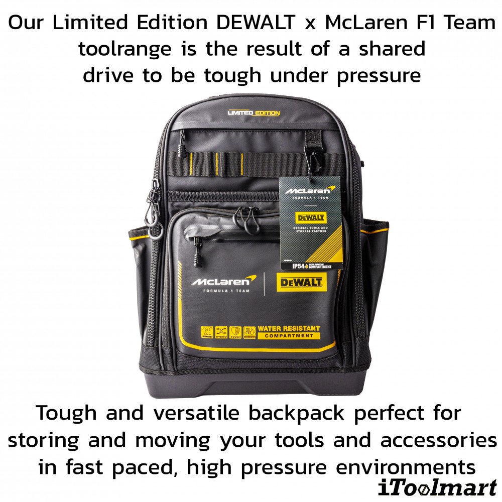 DeWalt DWST60122-1 McLaren F1 Team Pro Backpack