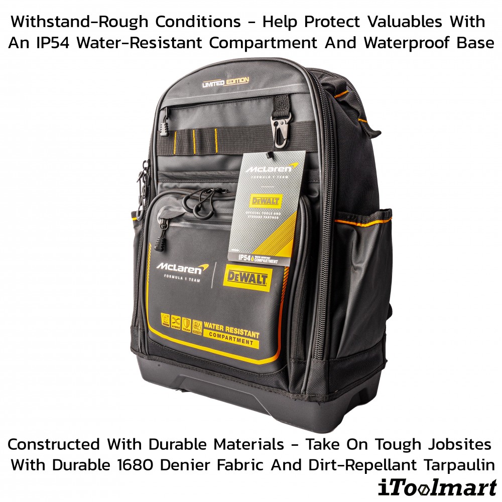 DeWalt DWST60122-1 McLaren F1 Team Pro Backpack