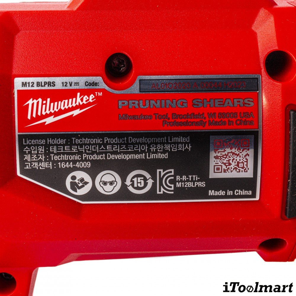 Milwaukee Cordless Pruning Shears 12V. BLPRS-0 (Body only)