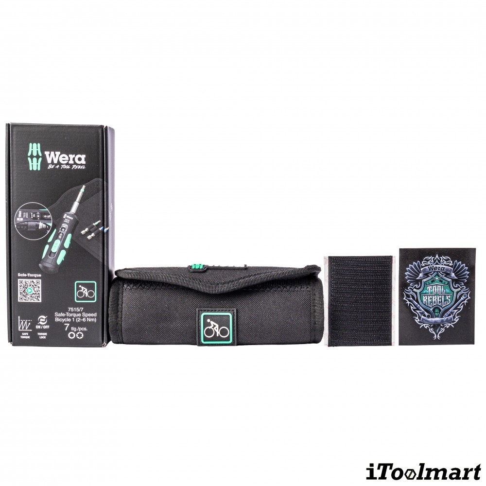 ไขควงทอร์ค Wera 7515/7 Kraftform Safe-Torque Speed Bicycle 1 ชุด 7 ชิ้น 05075850001
