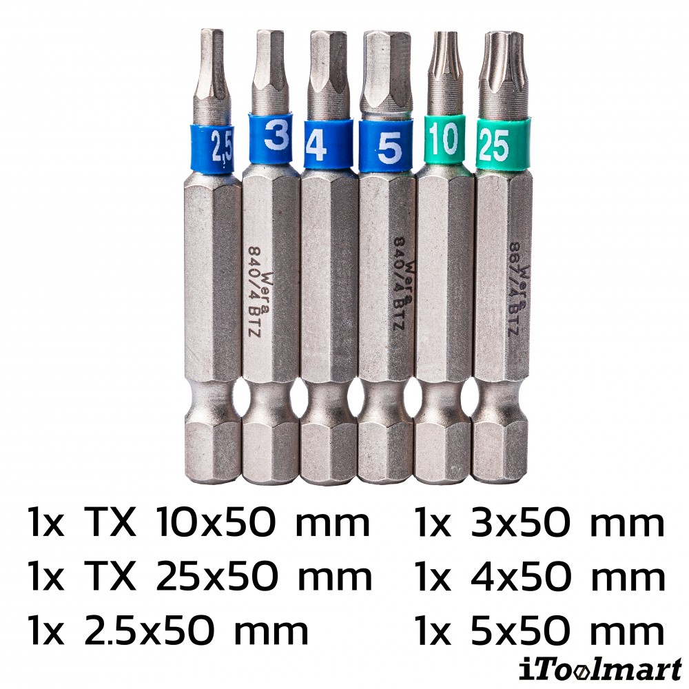 ไขควงทอร์ค Wera 7515/7 Kraftform Safe-Torque Speed Bicycle 1 ชุด 7 ชิ้น 05075850001