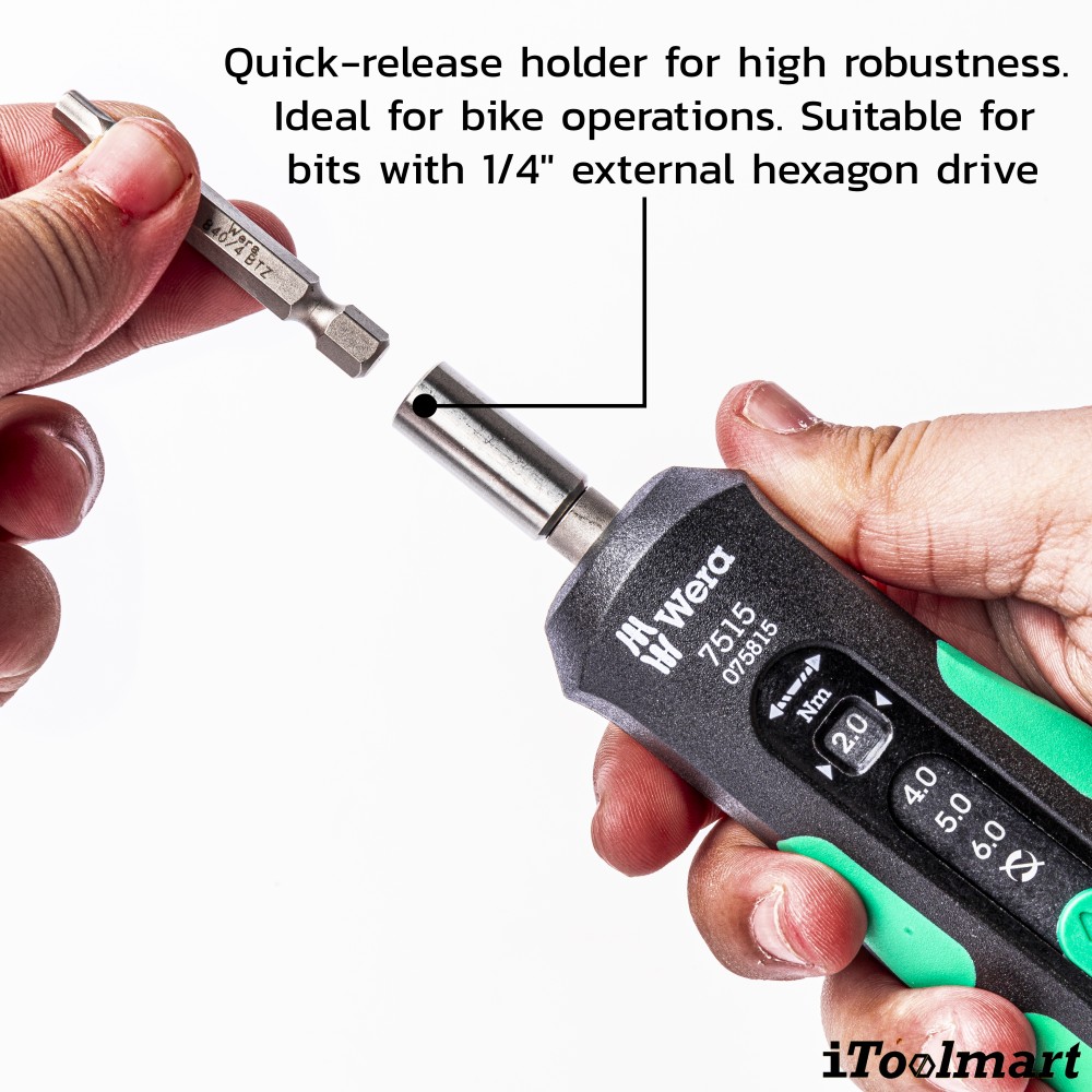 ไขควงทอร์ค Wera 7515/7 Kraftform Safe-Torque Speed Bicycle 1 ชุด 7 ชิ้น 05075850001