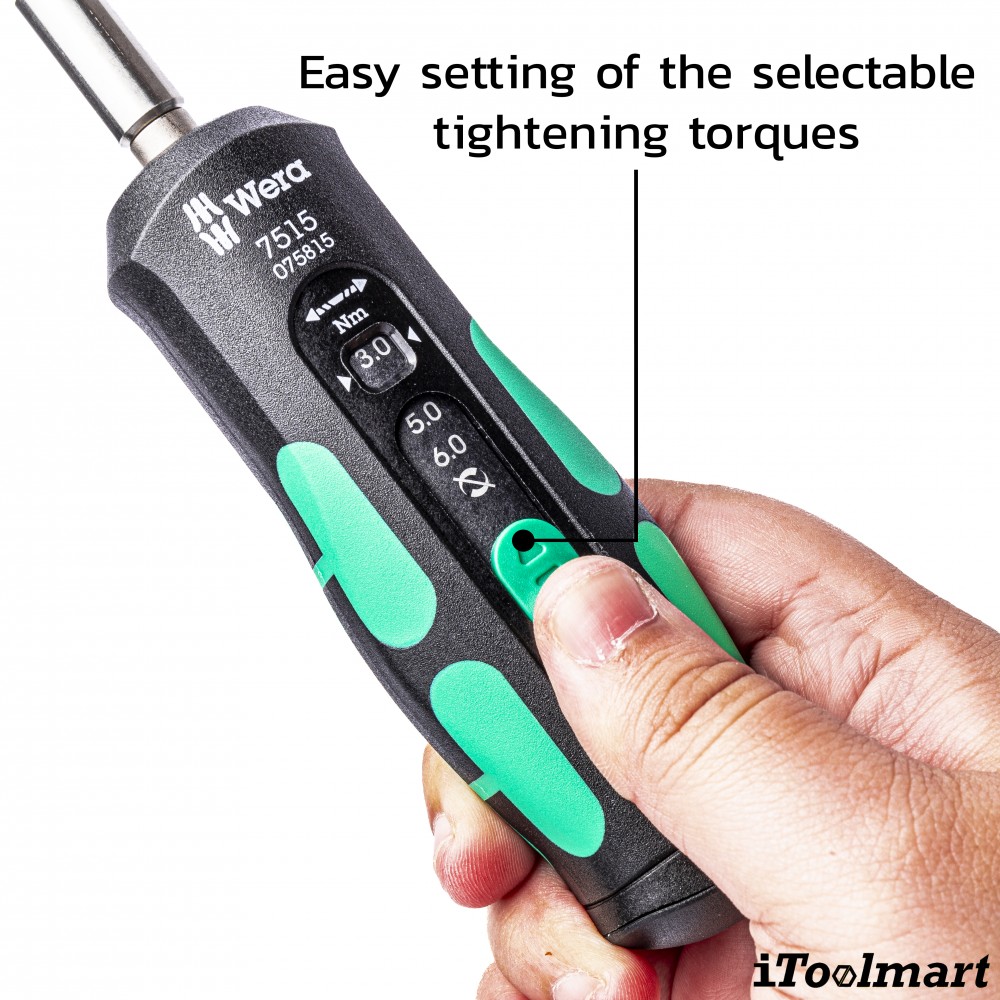 ไขควงทอร์ค Wera 7515/7 Kraftform Safe-Torque Speed Bicycle 1 ชุด 7 ชิ้น 05075850001