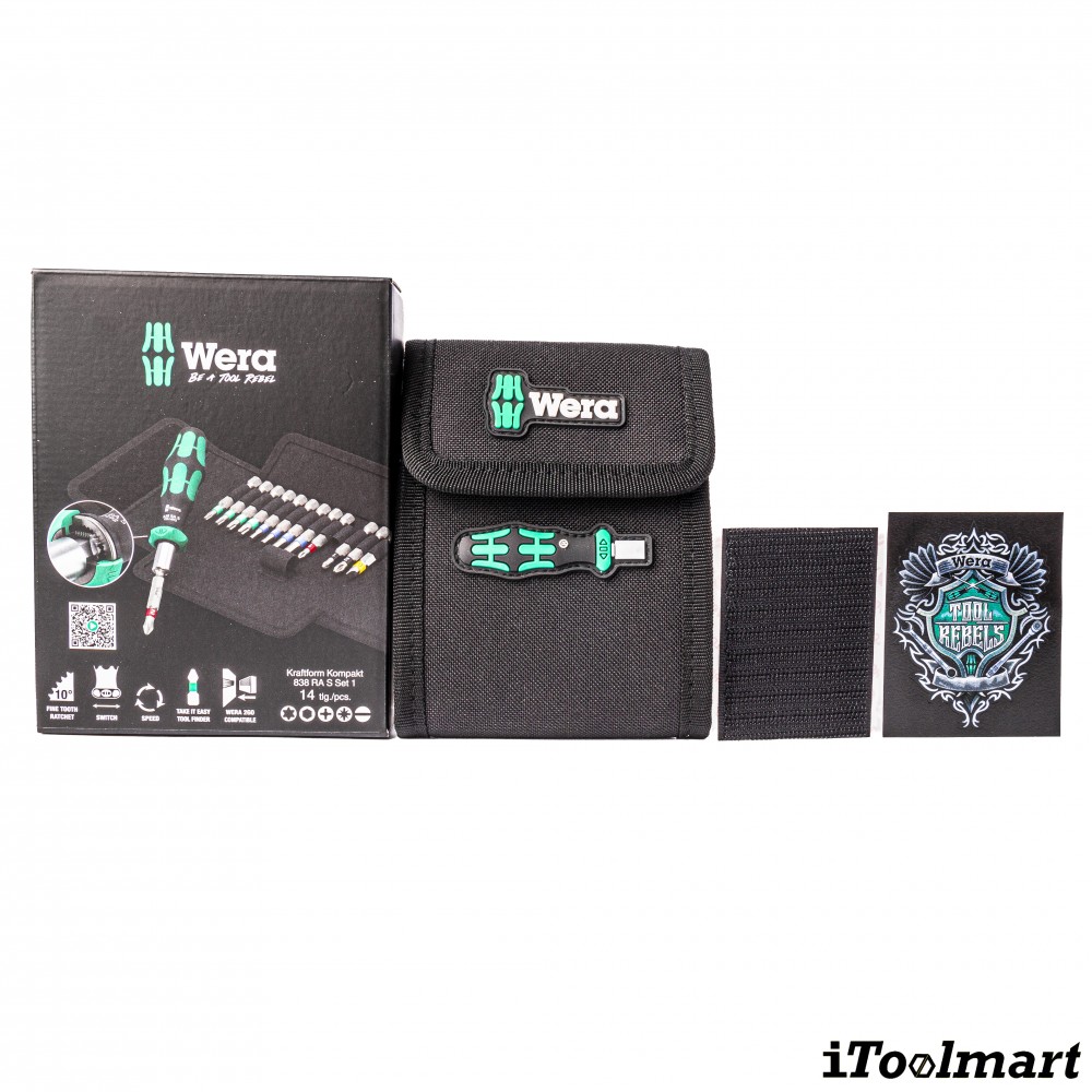 Wera Kraftform Kompakt 838 RA S Set 1, 14 pieces 05051060001
