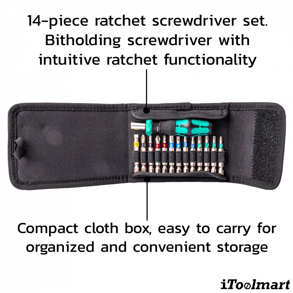 Wera Kraftform Kompakt 838 RA S Set 1, 14 pieces 05051060001