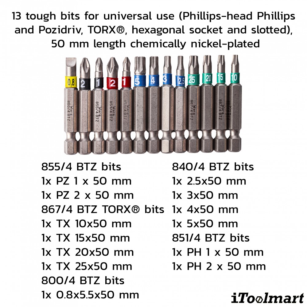 Wera Kraftform Kompakt 838 RA S Set 1, 14 pieces 05051060001