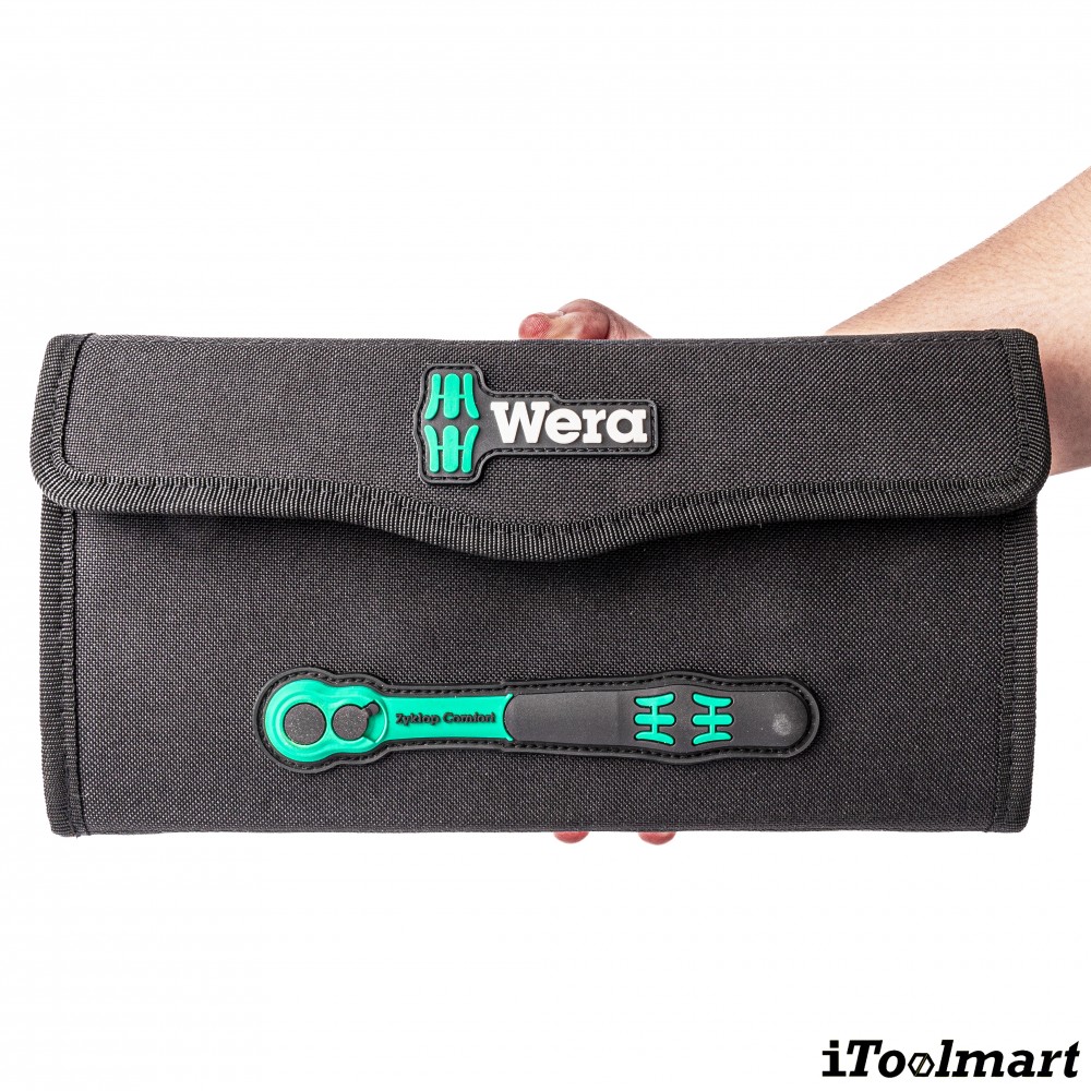 ชุดประแจ Wera 8100 SB 12 Zyklop Comfort Ratchet Set ขนาด 3/8 นิ้ว 05005530001 ชุด 16 ชิ้น