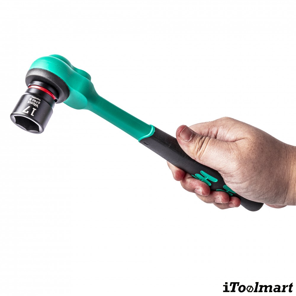 ชุดประแจ Wera 8100 SB 12 Zyklop Comfort Ratchet Set ขนาด 3/8 นิ้ว 05005530001 ชุด 16 ชิ้น
