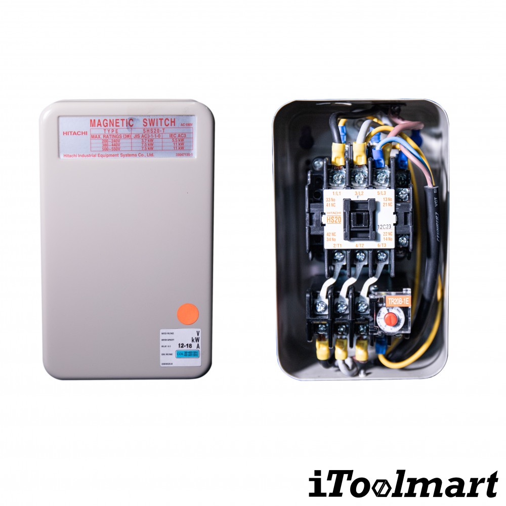 ปั๊มลมสายพาน PUMA PP275A-MI380V 260L. มอเตอร์ MITSUBISHI 7.5 HP (2 ลูกสูบ)