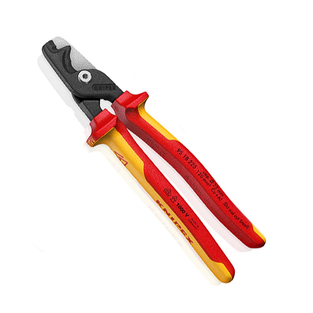 กรรไกรตัดสายไฟ สายเคเบิ้ล KNIPEX 95 18 225 ความยาว 234 มม.