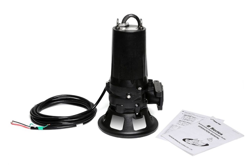 ปั๊มแช่สูบน้ำเสีย TSURUMI 50B2.75 ขนาด 2 นิ้ว มอเตอร์ 0.75KW ไฟ 3 เฟส 380V