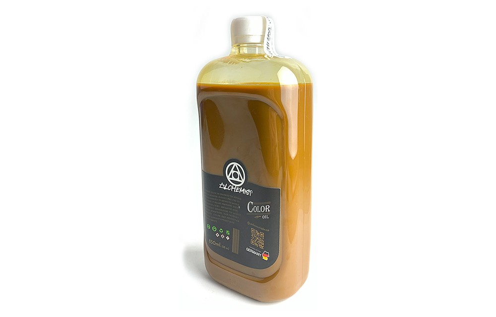 น้ำยารักษาเนื้อไม้ ALCHEMIST Rush Glod สี เหลืองทอง ขนาด 850 ML