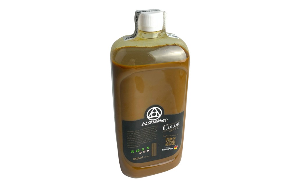 น้ำยารักษาเนื้อไม้ ALCHEMIST Rush Glod สี เหลืองทอง ขนาด 850 ML