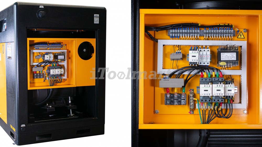 ปั๊มลมสกรู TIGER TSC-50BR มอเตอร์ 50 แรงม้า 37 กิโลวัตต์