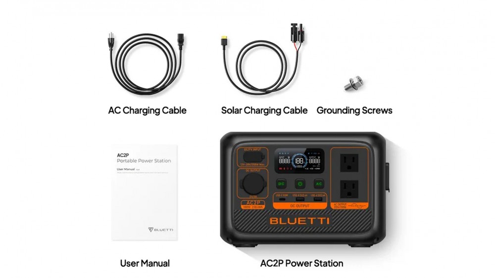 เครื่องปั่นไฟ พาวเวอร์บ๊อก Bluetti AC2P Portable Power Station 300W 230.4Wh