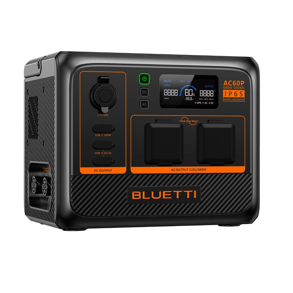 ชุดเครื่องปั่นไฟ พาวเวอร์บ๊อก BLUETTI AC60P+B80 Portable Power Station