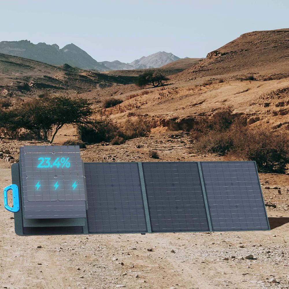 แผงโซลาร์เซลล์พกพา BLUETTI PV120 Solar Panel 120W