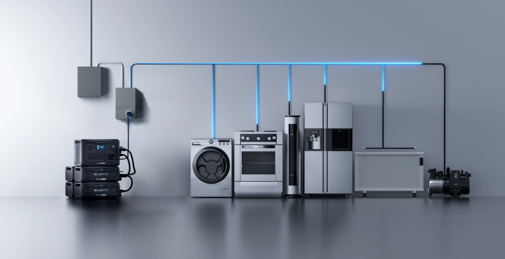 ชุดเครื่องปั่นไฟ พาวเวอร์บ๊อก BLUETTI AC300+B300K Home Battery Backup