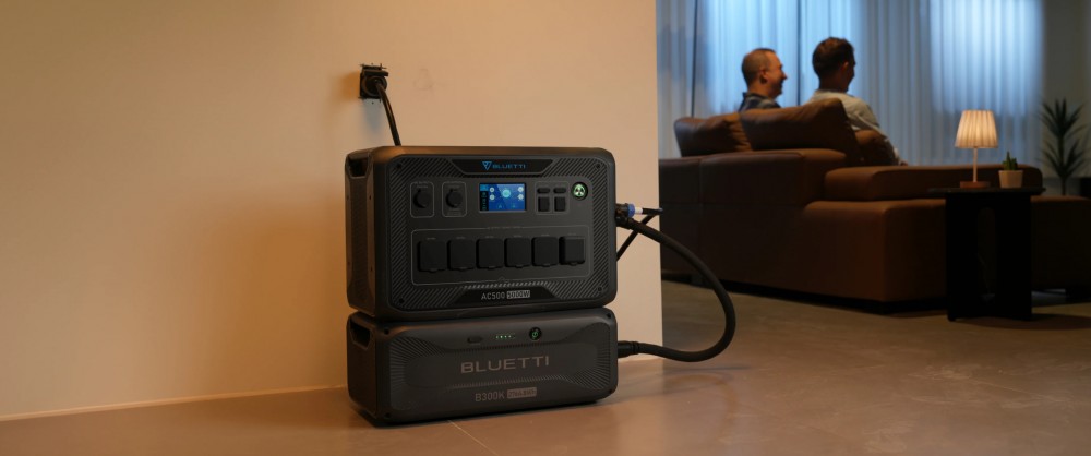 ชุดเครื่องปั่นไฟ พาวเวอร์บ๊อก BLUETTI AC500+B300K Home Battery Backup