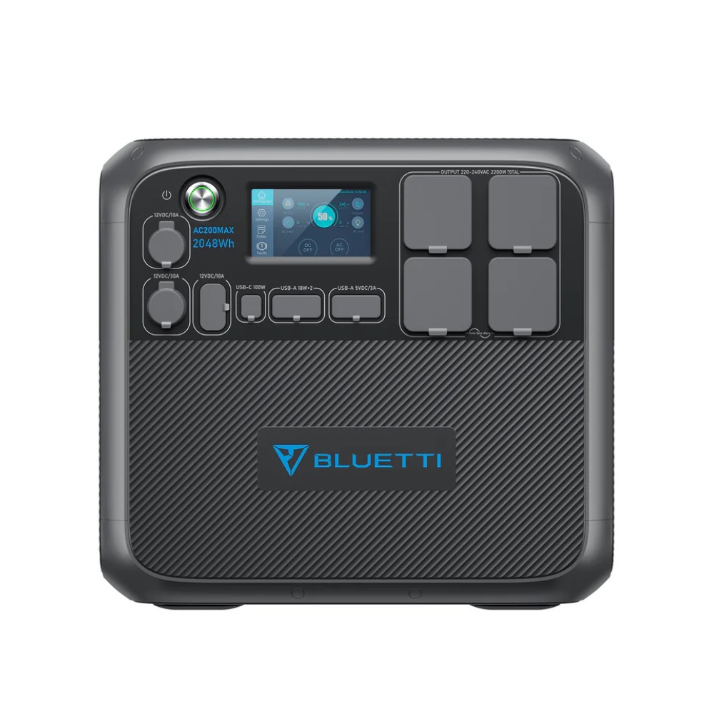 เครื่องปั่นไฟ พาวเวอร์บ๊อก Bluetti AC200MAX Expandable Power Station 2200W 2048Wh