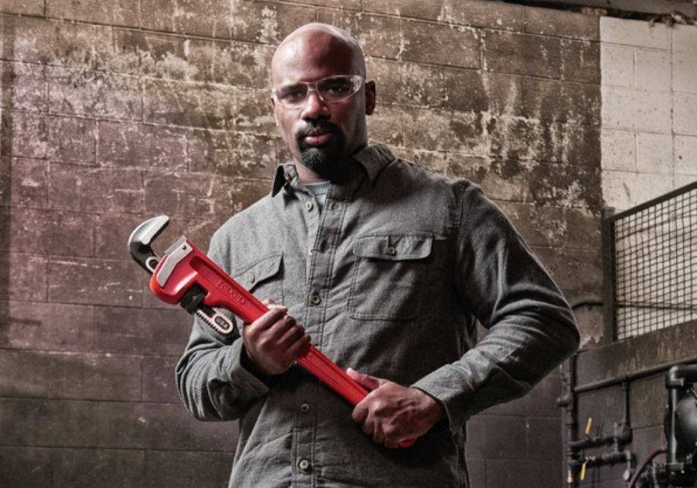 ประแจจับท่อ ปากตรง RIDGID 31015 ขนาด 12 นิ้ว (จับท่อโต 2 นิ้ว)