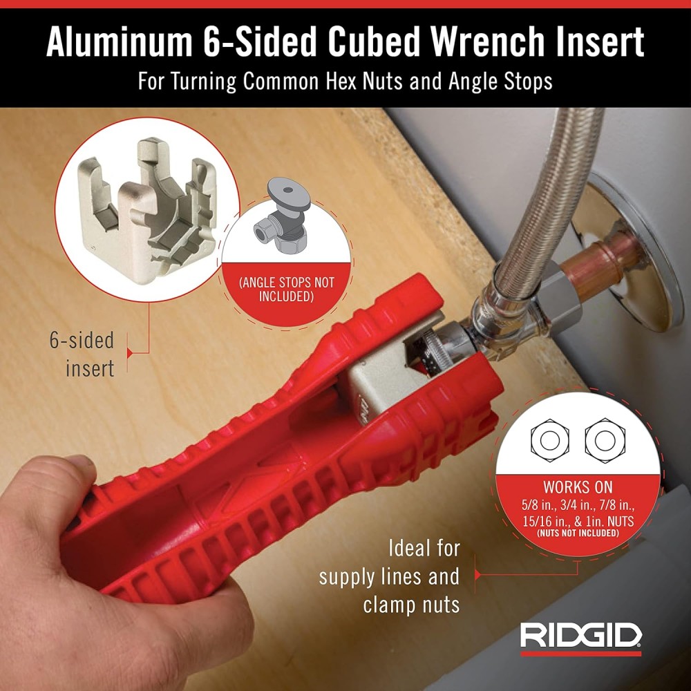 ประแจพลาสติก RIDGID 2006 (57003) สำหรับขันน๊อตใต้อ่าง