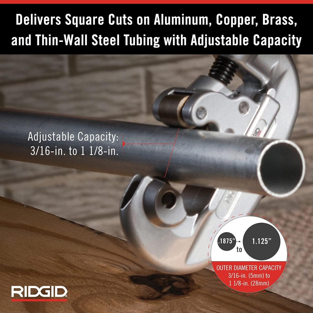 คัตเตอร์ตัดท่อทองแดง RIDGID 32920 Screw Feed #15 ขนาด 5-28 มม.