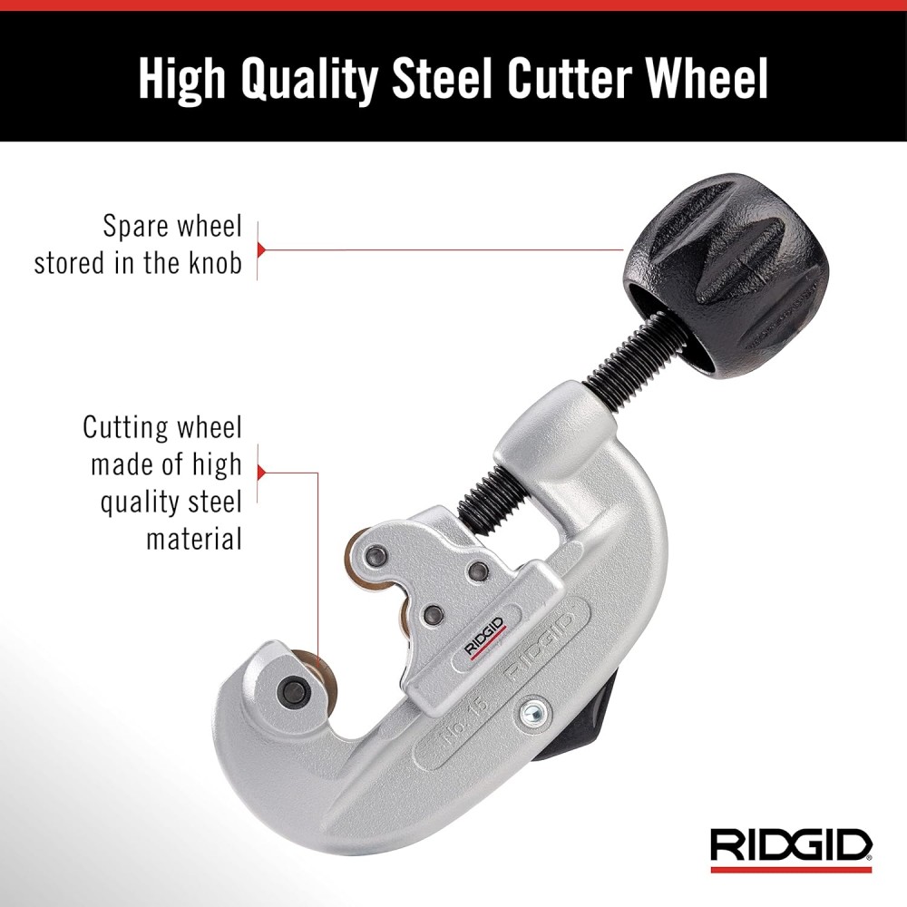 คัตเตอร์ตัดท่อทองแดง RIDGID 32920 Screw Feed #15 ขนาด 5-28 มม.