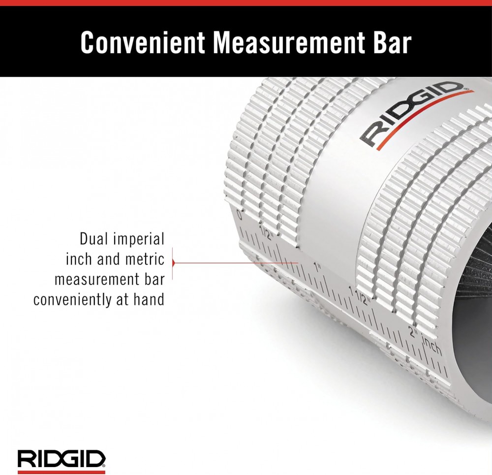 รีมเมอร์ลบคมท่อนอก-ใน RIDGID 29983 #223S ขนาด 6-32 มม. สำหรับท่อสแตนเลส