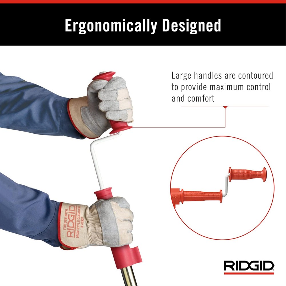เครื่องมือล้างชักโครก เครื่องมือทะลวงท่อ RIDGID K3 (59787) แบบมือหมุน ความยาว 3 ฟุต