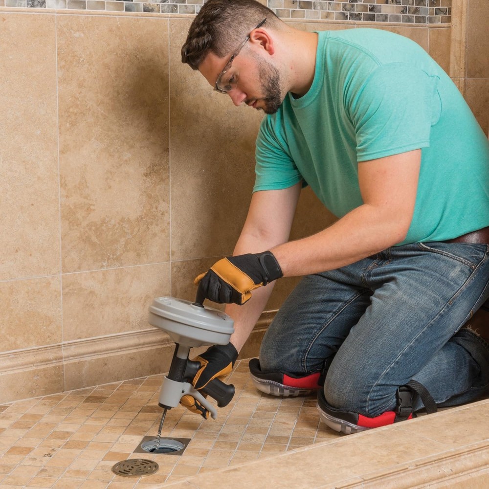 เครื่องล้างท่อแบบมือถือ RIDGID 57038 KWIK SPIN+™ ขนาด 3/4 - 1.1/2 นิ้ว ความยาวสายเคเบิล 25 ฟุต
