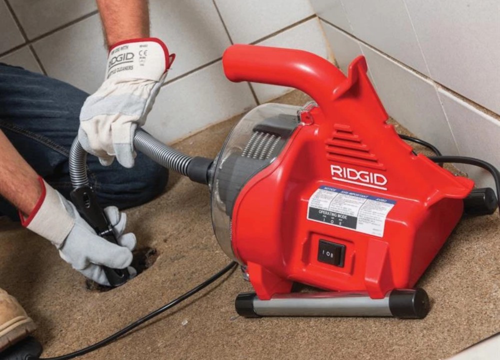 เครื่องล้างท่อ RIDGID 59138 PowerClear™ R7 ขนาด 3/4 - 1.1/2 นิ้ว ความยาวสายเคเบิล 30 ฟุต