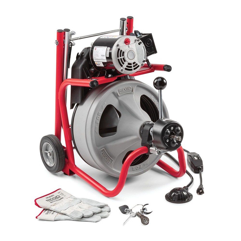 เครื่องล้างท่อ RIDGID K-400 (27038) ขนาด 1.1/2 - 2 นิ้ว พร้อม AUTOFEED®