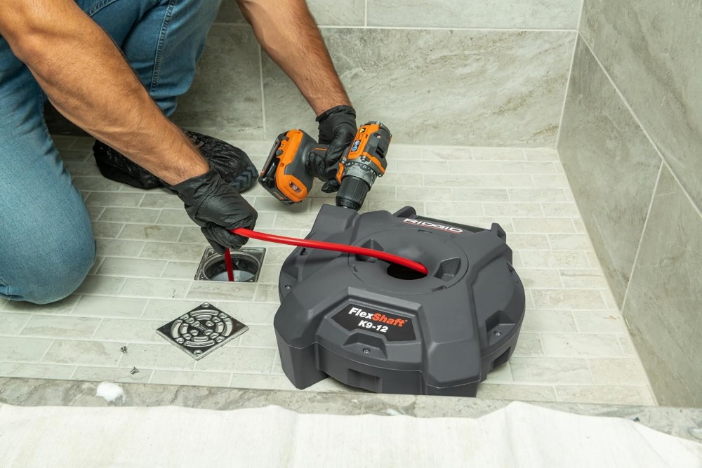 เครื่องล้างท่อ RIDGID FlexShaft K9-12 (76188) ขนาดการใช้งาน 1.1/4 - 2 นิ้ว