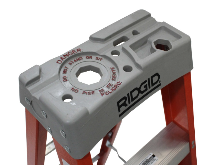 บันไดไฟเบอร์กลาส RIDGID RL-FGS8 (76697) ขนาด 8 ฟุต ทนต่อกระแสไฟฟ้าสูง 25,000 โวลต์