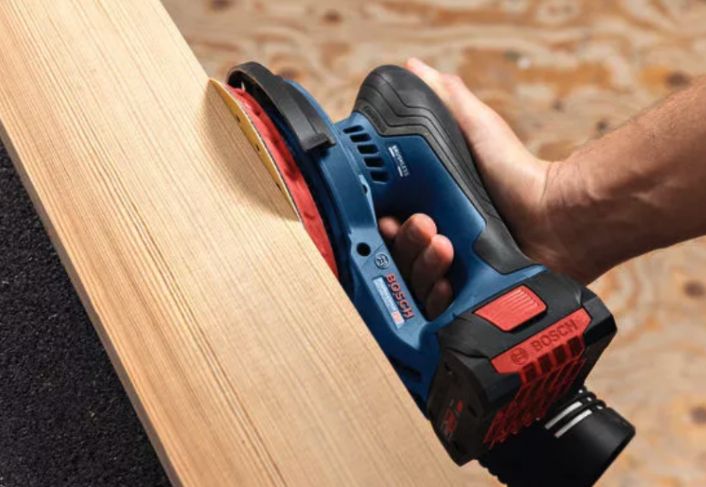 เครื่องขัดกระดาษทรายไร้สาย BOSCH GEX 18V-150-3 Professional ระบบลูกเบี้ยว 0601372904 (ตัวเปล่า)