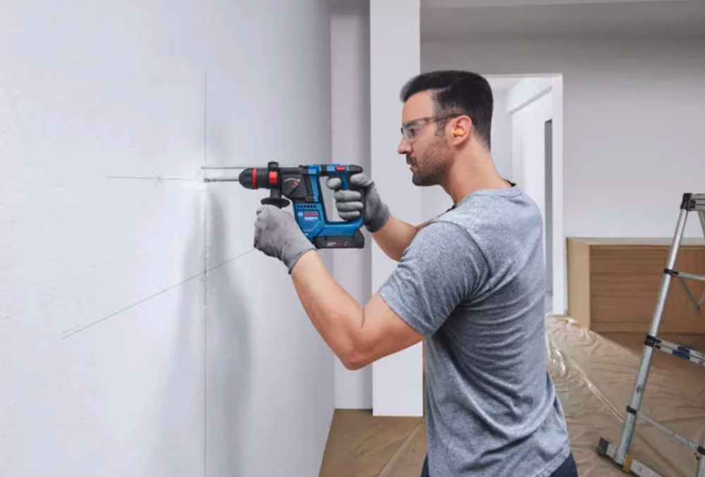 สว่านโรตารี่ไร้สาย BOSCH GBH 18V-18 X Professional ระบบ ONECHUCK (ตัวเปล่า)