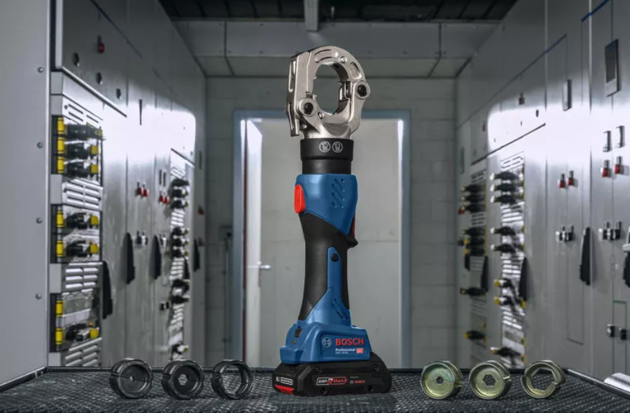 เครื่องย้ำสายไฟไร้สาย BOSCH GPH 18V-60 Professional ระบบไฮดรอลิค แรงย้ำสูงสุด 60 kN (ตัวเปล่า)
