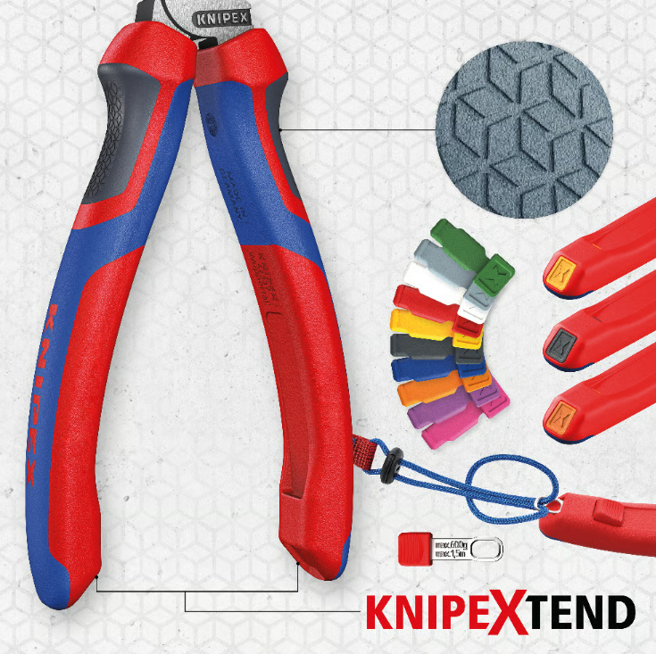คีมตัดลวด Knipex 74 02 200 คีมปากเฉียงที่มีแรงงัดสูง ความยาว 200 มม.