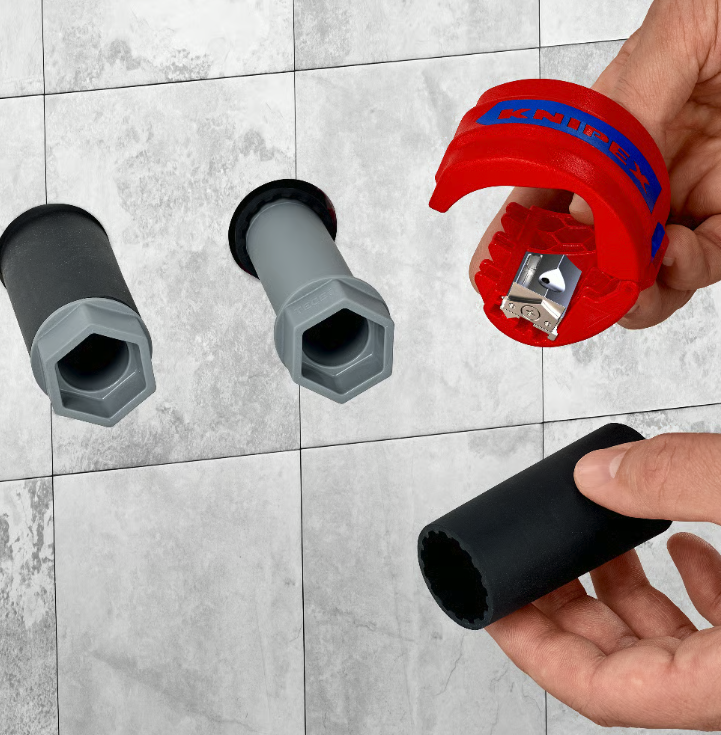 คีมตัดท่อพลาสติก KNIPEX DPT50 90 23 02 BK