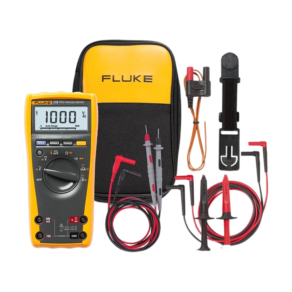 ชุดดิจิตอลมัลติมิเตอร์ Fluke 179 Digital Multimeter and EDA2 Accessories Kit
