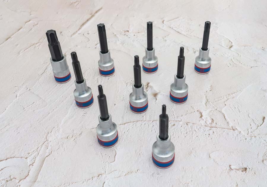 ชุดลูกบล็อก KINGTONY 4119PR DR. Torx Head Bit Socket Set ขนาด 1/2 นิ้ว (9 ชิ้น)