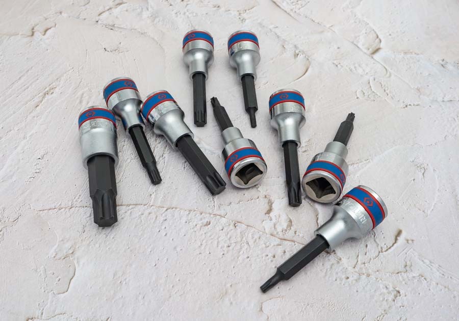 ชุดลูกบล็อก KINGTONY 4119PR DR. Torx Head Bit Socket Set ขนาด 1/2 นิ้ว (9 ชิ้น)