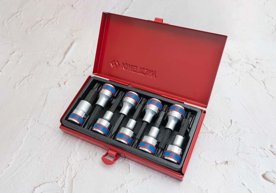 ชุดลูกบล็อก KINGTONY 4119PR DR. Torx Head Bit Socket Set ขนาด 1/2 นิ้ว (9 ชิ้น)