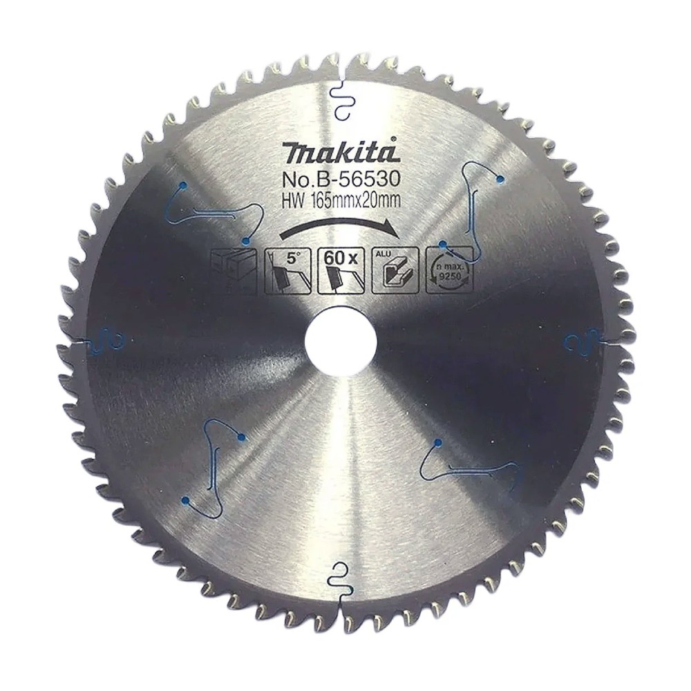 ใบเลื่อยวงเดือน Makita B-56530 ขนาด 165 x 20 x 64T สำหรับตัดอลูมิเนียม