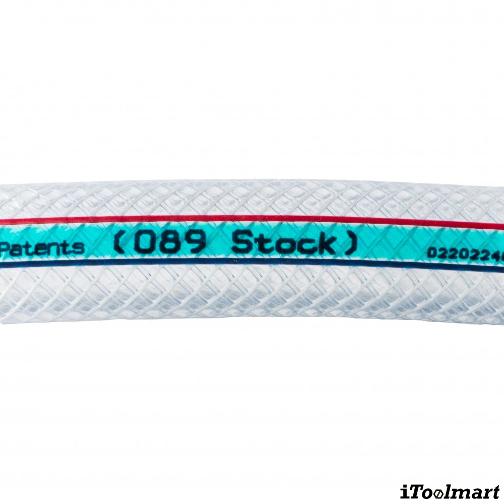 สายยาง PVC TOYOX HTR 9 สายอเนกประสงค์ด้ายโพลีเอสเตอร์ถักโค้งงอได้สูง ขนาด 3 8 นิ้ว 1 เมตร