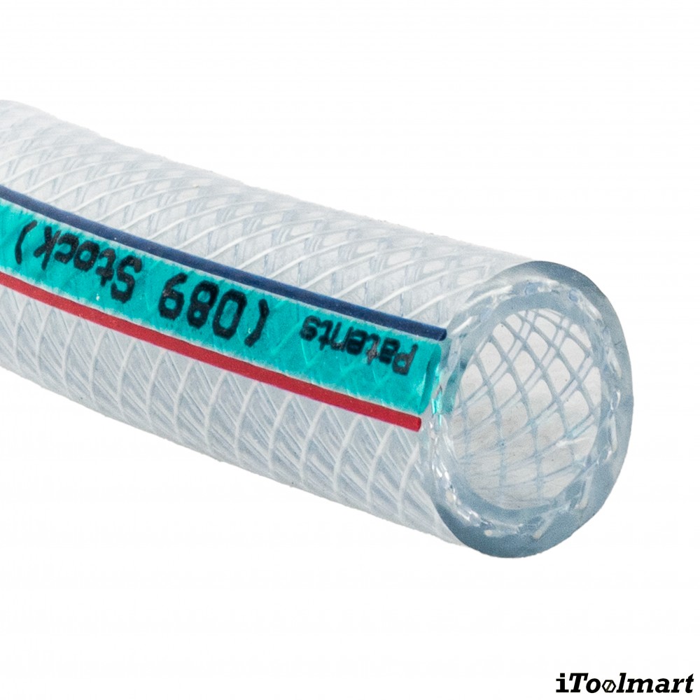 สายยาง PVC TOYOX HTR 9 สายอเนกประสงค์ด้ายโพลีเอสเตอร์ถักโค้งงอได้สูง ขนาด 3 8 นิ้ว 1 เมตร
