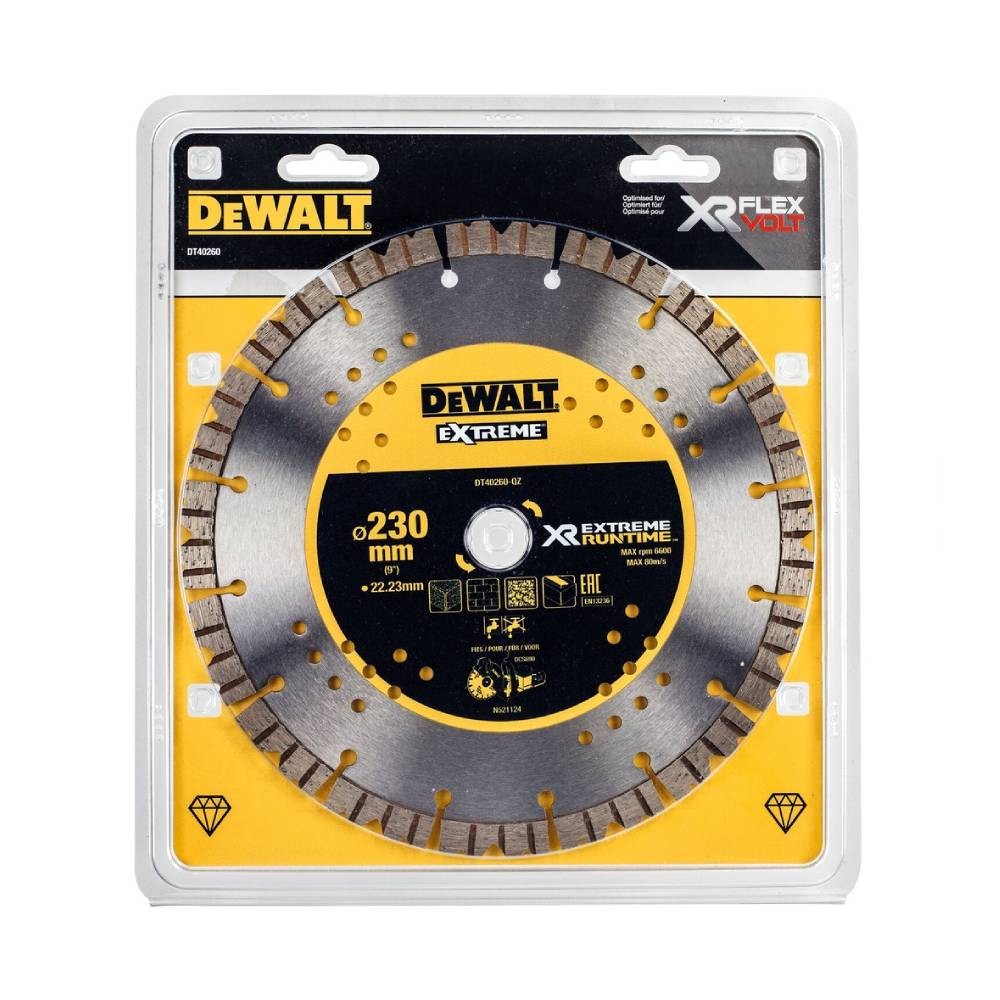 ใบตัดคอนกรีต DEWALT DT40260 QZ ขนาด 230 มม 