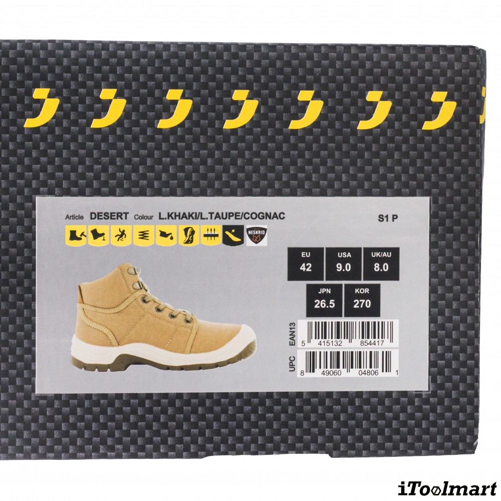 รองเท้าเซฟตี้ JOGGER DESERT หุ้มข้อ หัวเหล็ก เบอร์ EU 42 รองเท้าเซฟตี้ JOGGER DESERT หุ้มข้อ หัวเหล็ก เบอร์ EU 42
