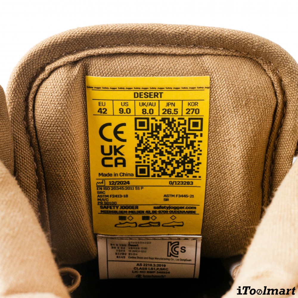 รองเท้าเซฟตี้ JOGGER DESERT หุ้มข้อ หัวเหล็ก เบอร์ EU 42 รองเท้าเซฟตี้ JOGGER DESERT หุ้มข้อ หัวเหล็ก เบอร์ EU 42